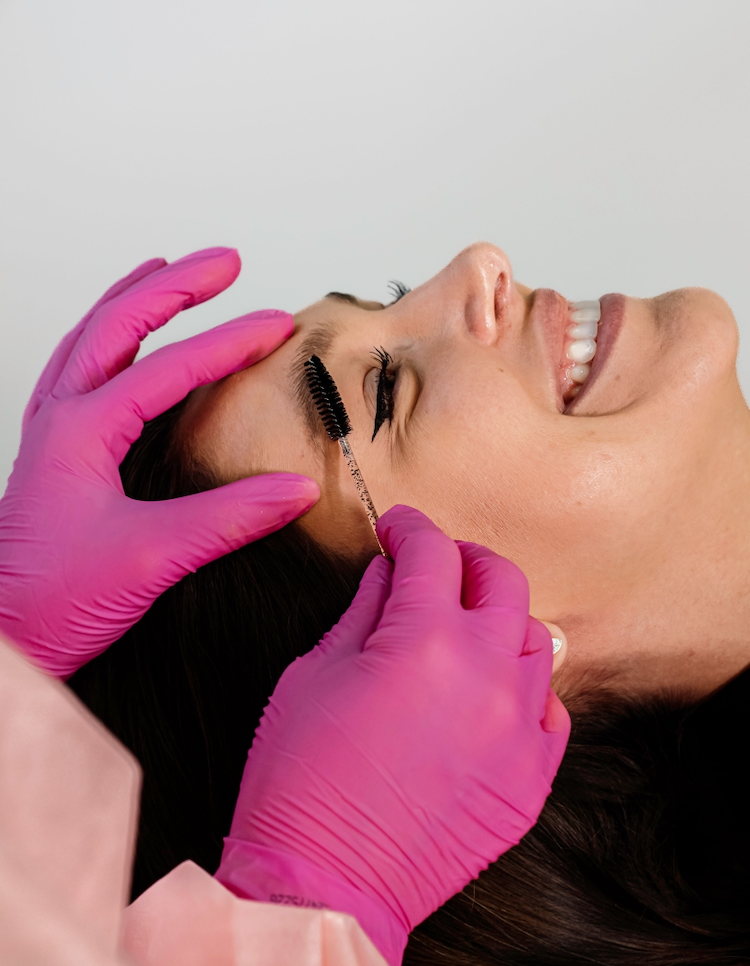 brow lamination in Vernon BC spa
